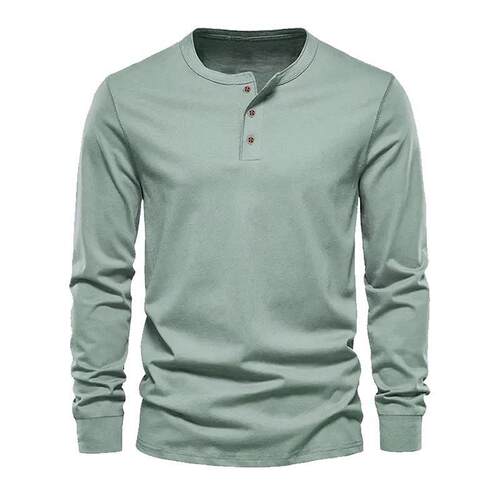 K 33097 Autumn Casual Round Neck Long Sleeve T-Shirt 秋季休