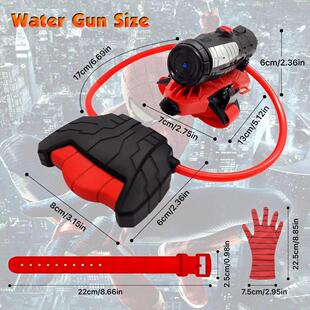 Gun Spider Web Superhero Toy Water Shooters Summer Squirt