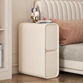 30夹缝实新木收纳柜奶 极窄床柜2025款 小型简头约现代超窄床20