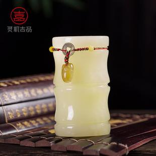正品灵机生活黄玉昌书笔馆筒摆件职文场办公桌面办公室商务房送礼