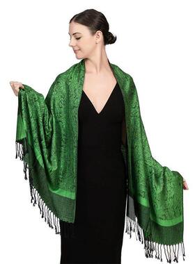 Jacquard Scarf Women Ethnic Style Fashion Thick Soft Cashmer