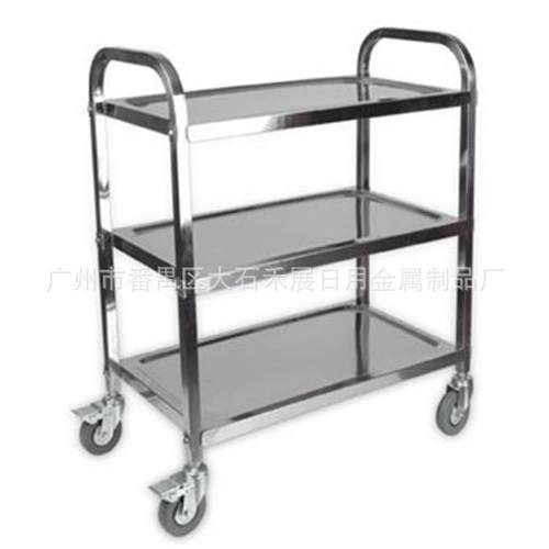 厂货不锈钢三层餐车酒店用品小号餐车酒店餐车清洁车