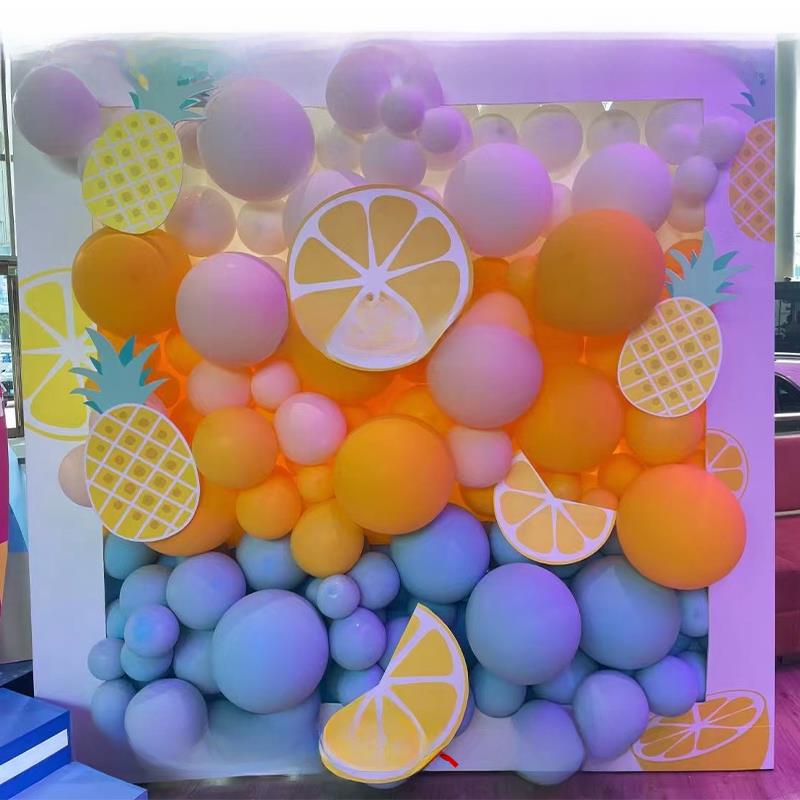 2.2克10寸加厚气球100祇装求婚房婚礼气球拱门生日KTV酒吧场景布