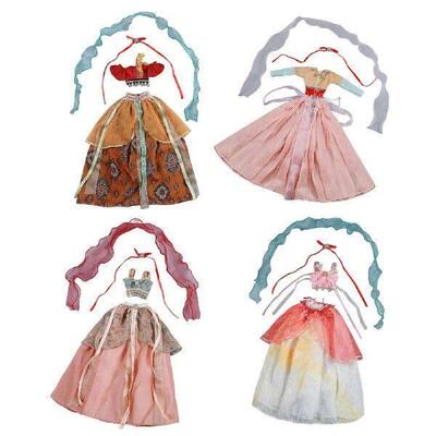 Doll Dress Educational Stylish Cute for Kids Gift DIY Toy