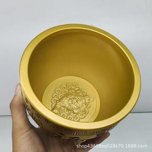森舍铜百福缸铜缸摆件家居纳福水缸聚宝盆 装饰工艺品铜制品