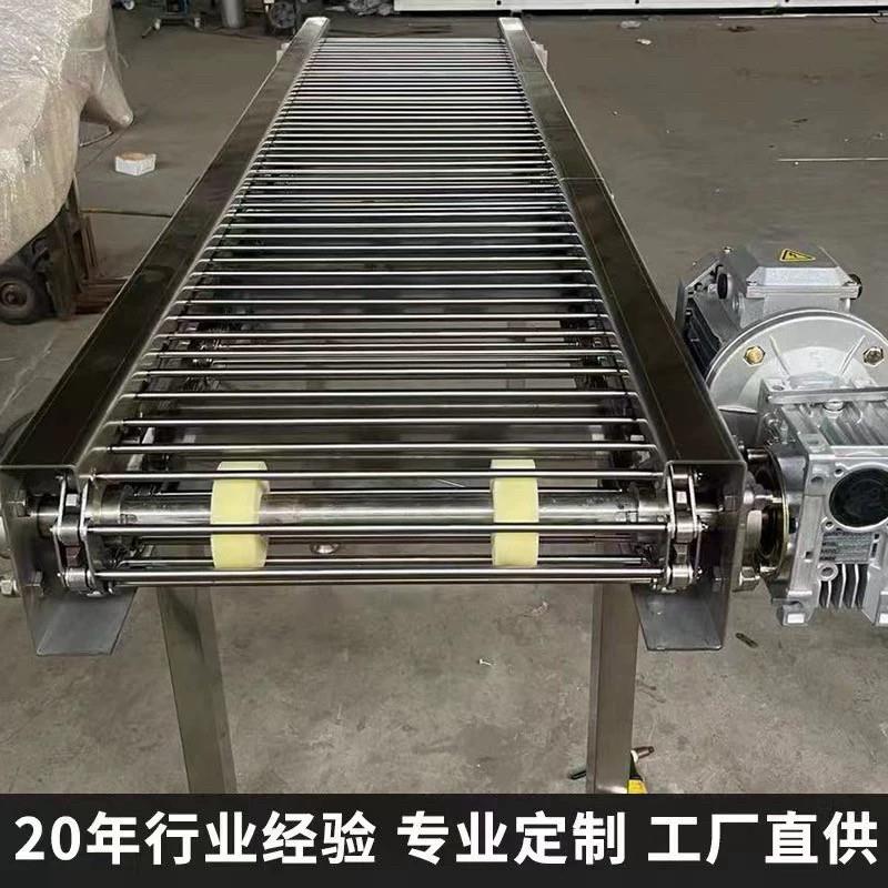 不锈钢链条式输送机转弯网带耐高温输送带皮带传送机流水线设备