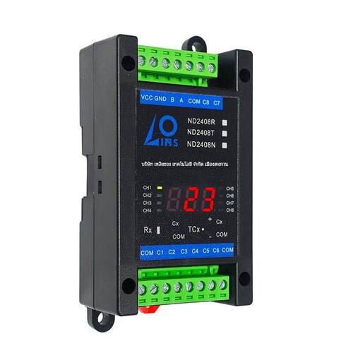 温度变送器数码显示屏两线PT100PT1000CU50CU100铂热电阻转RS485