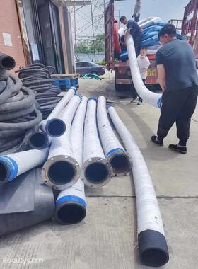 吸排钢丝胶管抽沙抽泥浆橡胶排污水管耐高温喷沙管水泥罐车打灰管