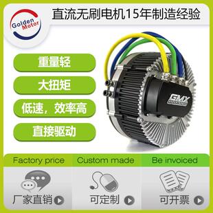 72V11W高效率盘式 物流AGV动力超静音 电机摩托车改装