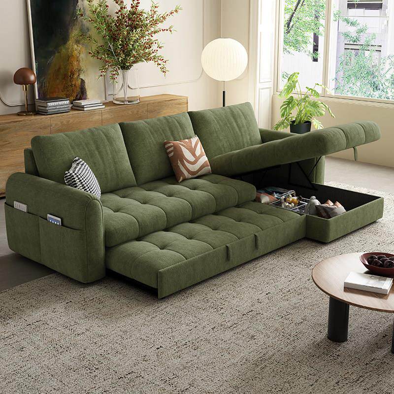 棉花糖沙发客厅2025新款客厅小户型多功能两用储物沙发床贵妃组合