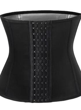 Women's exercise waist protection trainer with three waist