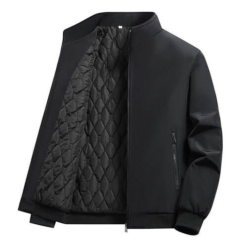 Middle aged and elderly men's jacket with thickened cotton
