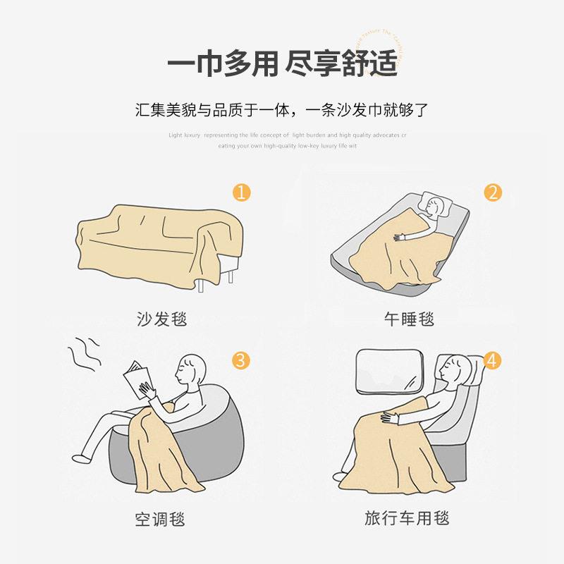 棉麻盖沙发巾简约沙发盖全四季通用布纯色沙发沙发垫子防猫抓北可