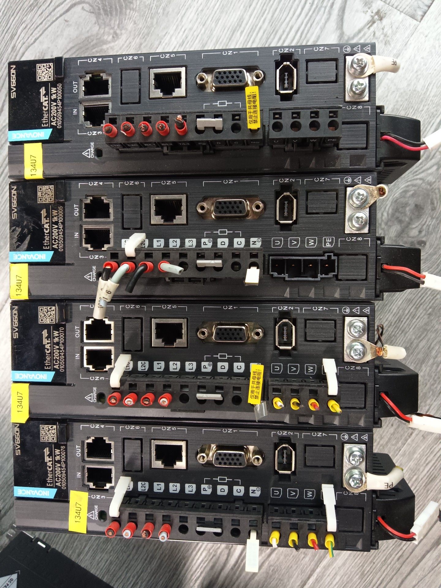 SV660NS7R6I，拆机汇川驱动器1KW端子齐全，功能包