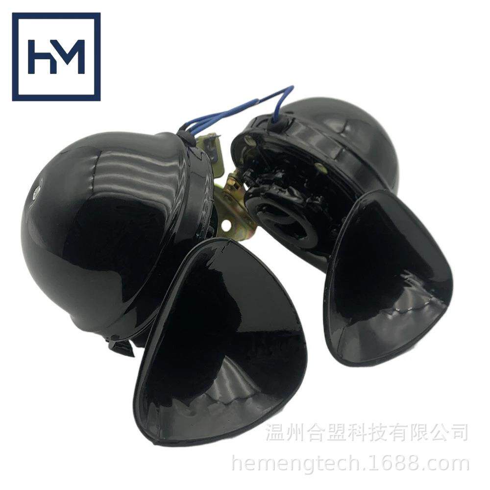 带有继电器DL34大型蜗牛喇叭，用于12V/24V汽车越野车