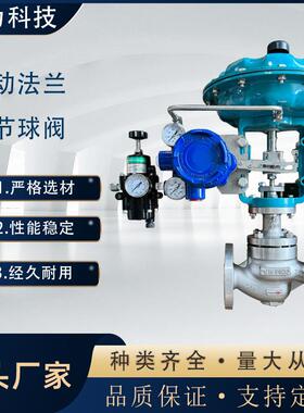 不锈钢304碳钢WCB气动调节型法兰球阀阿自倍尔定位器自控阀门