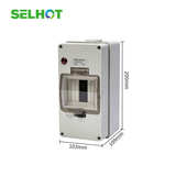 标厂家盒配电窗口空开断路器箱防水电源56cb4n箱ip66窗保护防水澳