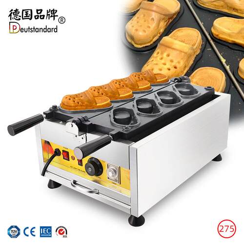 华夫饼机华夫炉商用电热洞洞鞋造型松饼机烘烤炉洞洞鞋子饼烤饼炉