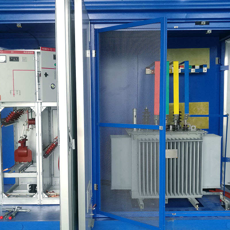 户外箱式变电站成套  630kva防雨光伏成套式欧式箱变路灯变电箱