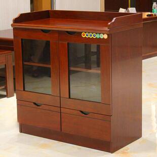 新广东茶水柜中式 319餐柜办室厅客厅储物柜收纳多 贴木皮公餐边YY
