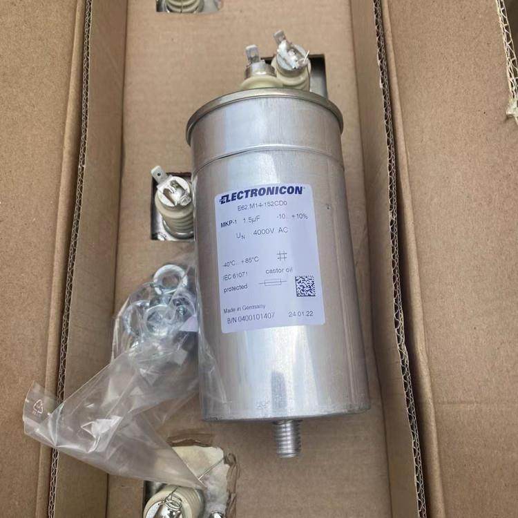德国原装 E62.M14-152CD0 1.5UF 4000V 75*140 ELECTRONICON 电容
