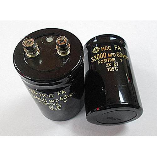 全新63V33000UF 22000UF50V80V100V音频大功放滤波电容 50X80/105