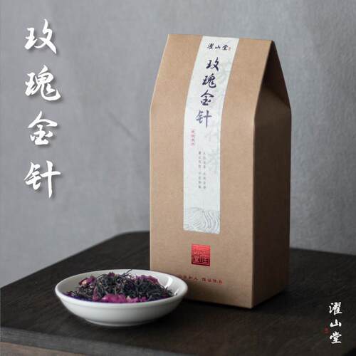 堂2024玫瑰金针安徽历口平阴重瓣玫瑰花茶调味茶50/150g