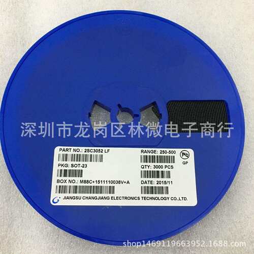 2SC3052 SOT-23 丝印LF CJ长电 NPN 200mA 50V 贴片三极管 原装