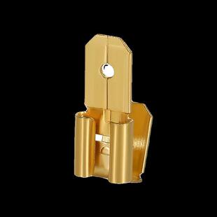 6.3插簧带双头插片反背分线器插簧端子冷压接线端子电线压线端子