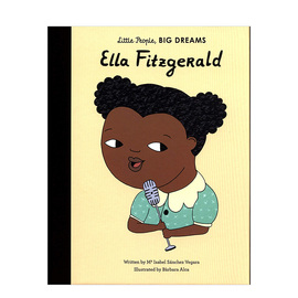 小人物，大梦想埃拉·菲茨杰拉德Ella Fitzgerald 3-6岁美术音乐启蒙彩图英文绘本 早教学前教育人物故事 进口图书