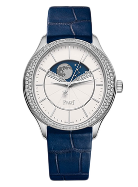 [9.8新]伯爵珠宝腕表系列18k白金镶钻自动机械手表女G0A40111