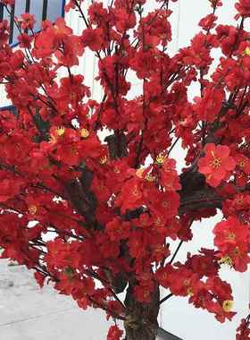 致场仿G014梅花树婚庆家居装饰云仿真树盆景商仿真真树假花树