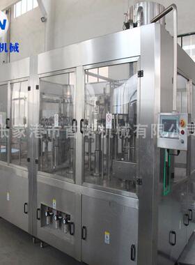 供应三合一饮料灌装机全自动三合一罐装机三合一液体灌装机
