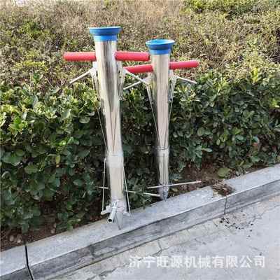 小型手动栽苗器不锈钢栽苗器多功能大棚栽苗器