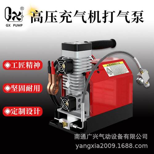 -E-CS2降价卖车载打气泵无油润滑压打气机汽车打气泵30mpa