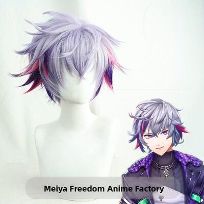 【自由人】虚拟偶像vTuber彩虹社 不破湊cos假发层次反翘挑染现货