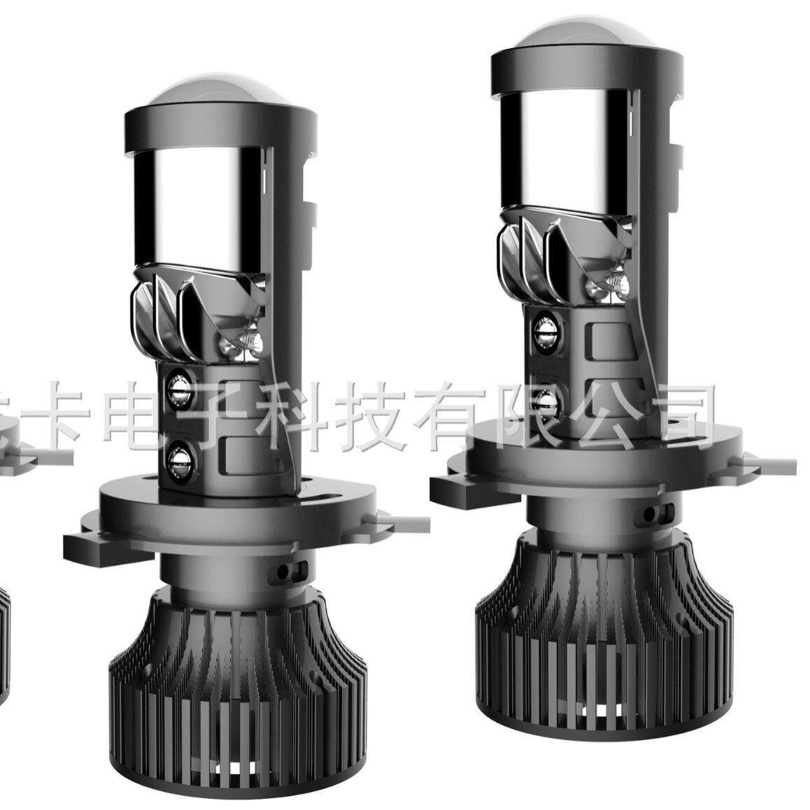 全新厂家直销 M8A款H4 双光迷你透镜 LED车灯 鱼眼透镜摩托灯