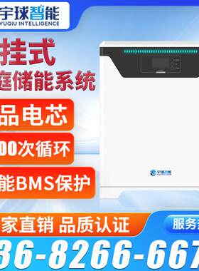 48V壁挂式储能电源 5kw-30kw太阳能光伏壁挂家庭家用储能一体机