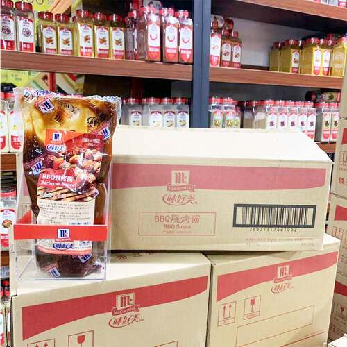 味好美BBQ烧烤酱1kg*2袋铁板烧烤肉鱿鱼鸡翅蘸酱烧烤汁烤肉酱海鲜