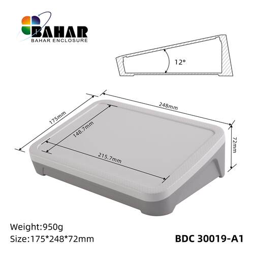 BDC30019巴哈尔新款温控器外盒ABS塑料仪器仪表台式控制操作壳