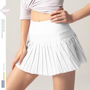 Women's tennis skirt sports short skirt anti glare