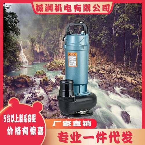 潜水泵220V小型污水泵家用抽水泵扬程农用抽水机大流量灌溉排污