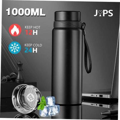 1L Thermal Water Bottle Keep Cold and Hot Water Bottle for W