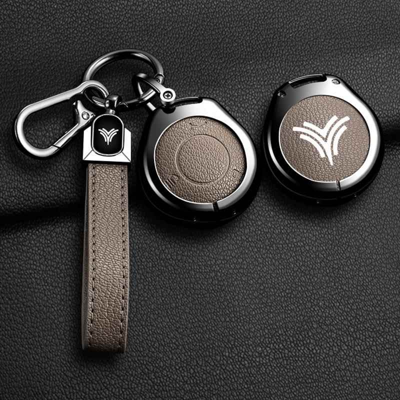 适用哪吒V钥匙套NETA哪咤U Pro aya车U-II钥匙nezha V高档合金钥