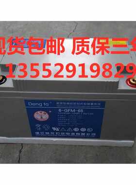 灯塔牌蓄电池dengta 6-GFM-65 12V65AH固定型阀控密封式铅酸电瓶