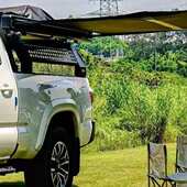户外半汽车便携账硬壳防风自动车侧遮阳越野露营天幕边定制棚车载