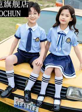 儿童演出服中小学生大合唱团男女诗歌朗诵表演服装班服校服