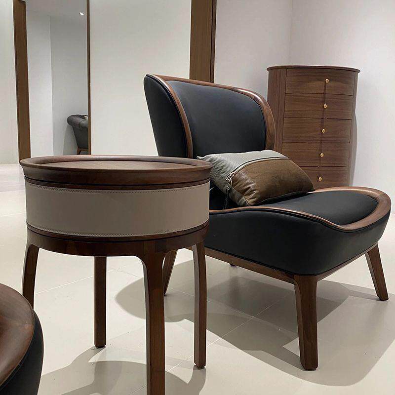 大户型沙发客厅2026新款家用接待新中式实木布艺别墅胡桃木沙发