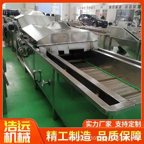 皮皮虾加工设备连续式肉制品蒸煮机不锈钢鸡爪漂烫机