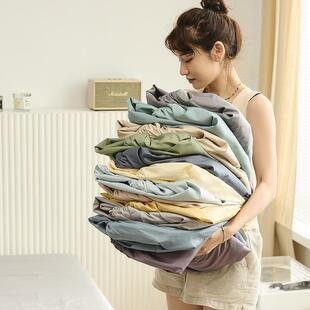 100支纯棉贡缎长绒棉床单单件床笠罩宿舍床垫保护套高支长绒棉